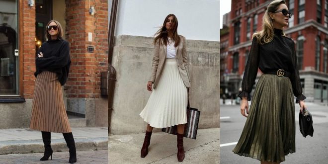 Πλισέ φούστα: 7 stylish looks για να τη φορέσεις φέτος το Φθινόπωρο!  - BORO από την ΑΝΝΑ ΔΡΟΥΖΑ